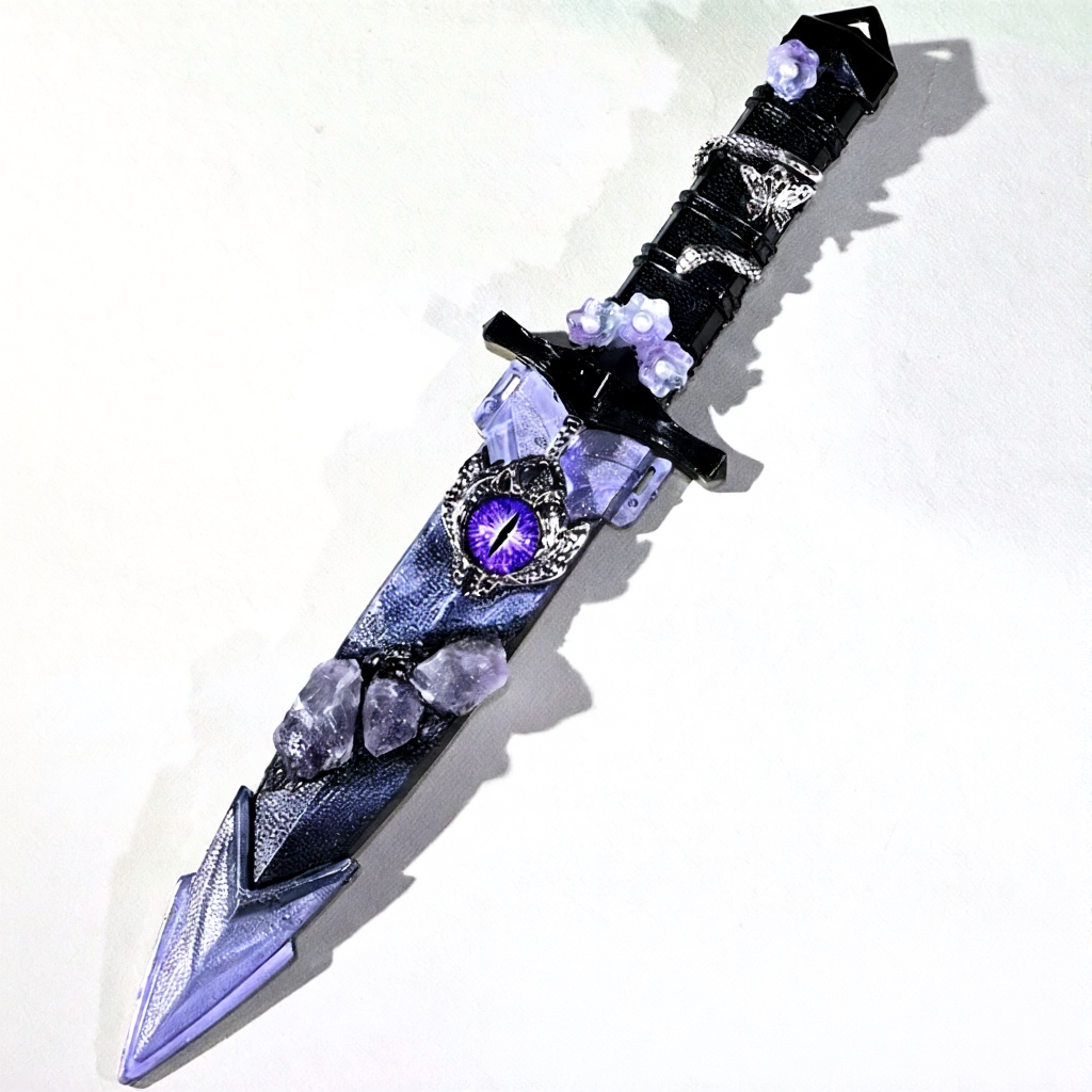 🔥Valentine's Day 50% Off - Handmade Dark Gothic Dagger/Short Sword 🗡️