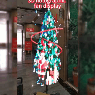 🎄Christmas Special Offer 3D Holographic LED Fan Projector