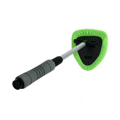 Easy Defogging in Seconds👍Microfiber Windshield Cleaner with Extendable Handle