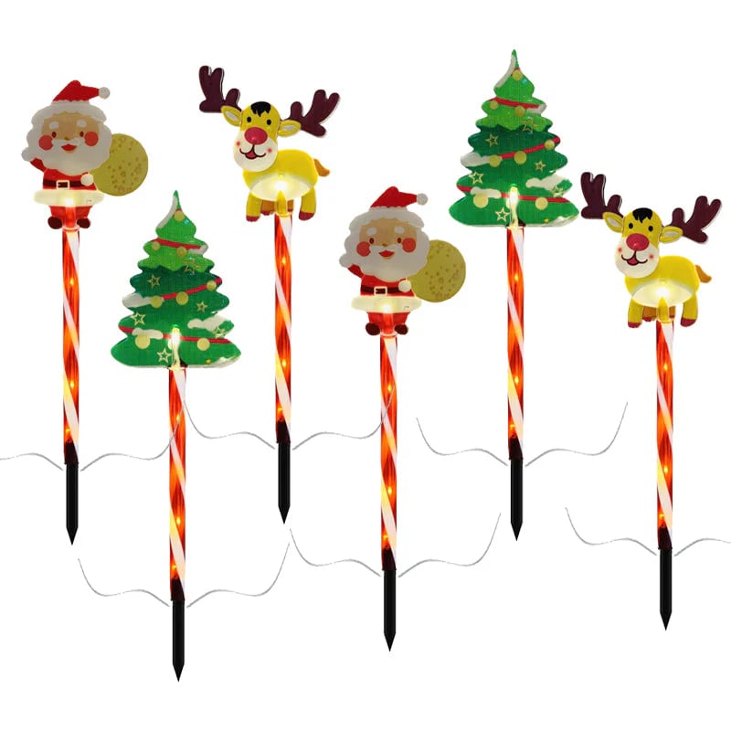 🎄🎁6-pack of moving Christmas lights
