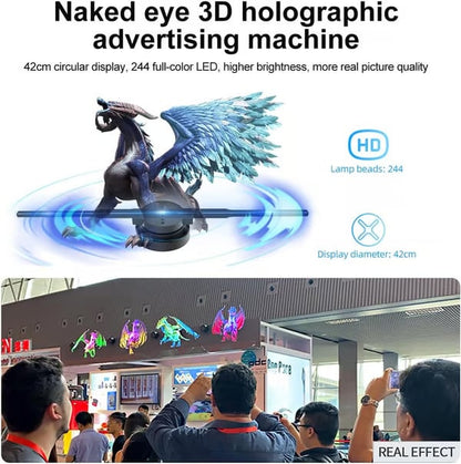 🎄Christmas Special Offer 3D Holographic LED Fan Projector