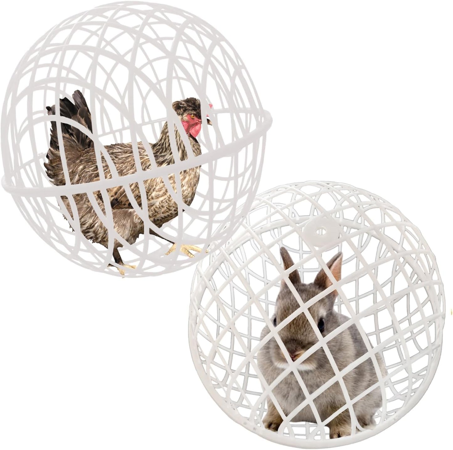 🐔Rolling Chicken Coop 🥅 - Portable Outdoor Pet Enclosure 🔗
