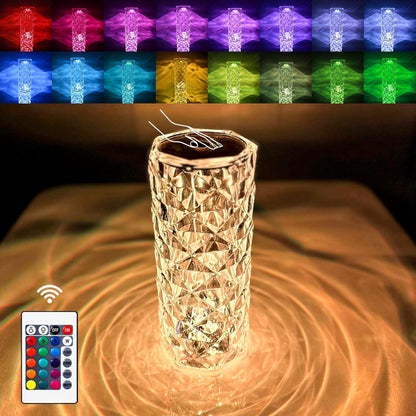 🔥16-color crystal touch-sensitive rose lamp - the best holiday gift🎄