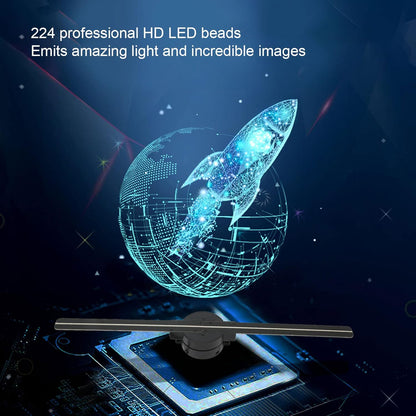 🎄Christmas Special Offer 3D Holographic LED Fan Projector