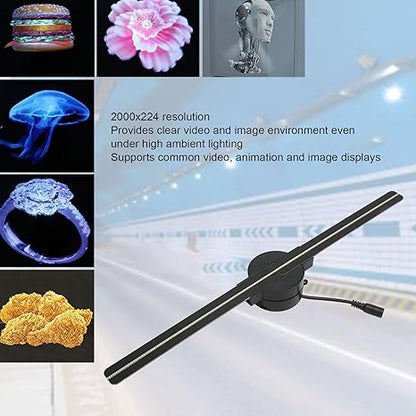 🎄Christmas Special Offer 3D Holographic LED Fan Projector