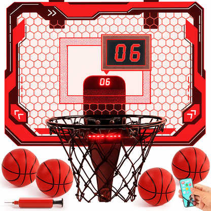 🔥The best gift for your child: Indoor mini basketball hoop🏀