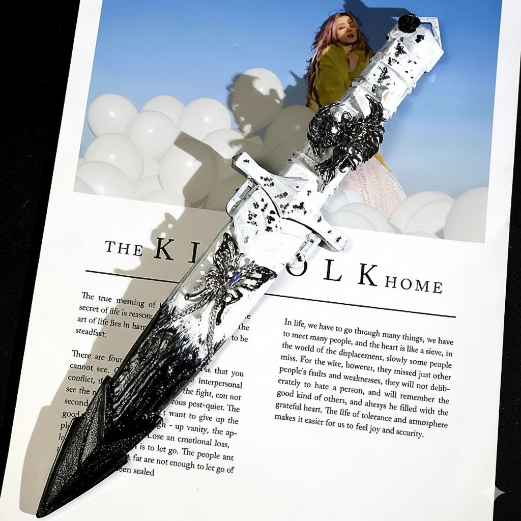 🔥Valentine's Day 50% Off - Handmade Dark Gothic Dagger/Short Sword 🗡️