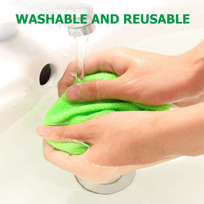 Easy Defogging in Seconds👍Microfiber Windshield Cleaner with Extendable Handle