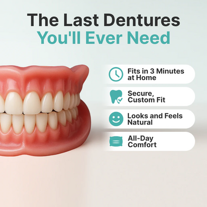 🌎Ends Today: 70% OFF! ⏰KLENIMORE™ Medical Full Denture with Strong Suction